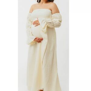 WORTH COLLECTIVE Strapless Maternity Dress